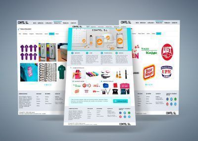 CONTEL 3D Web Presentation - Graphic Designer