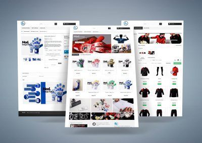 RG 3D Web Presentation Mock-Up - Graphic Designer